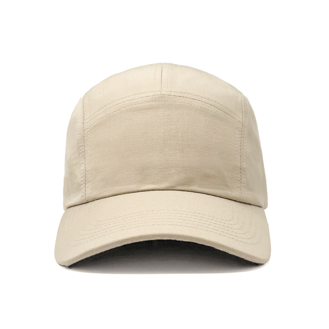 Beige Camp Cap