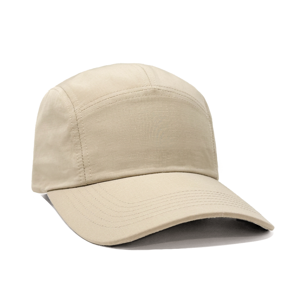 Beige Camp Cap
