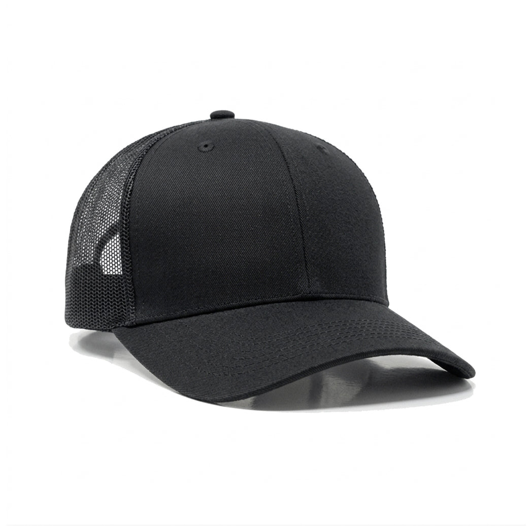 Black Trucker Cap